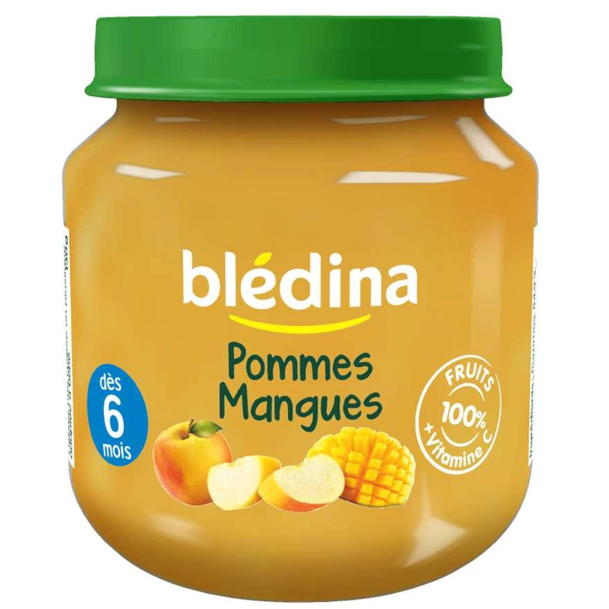 Pot Pommes Mangues 4x130g