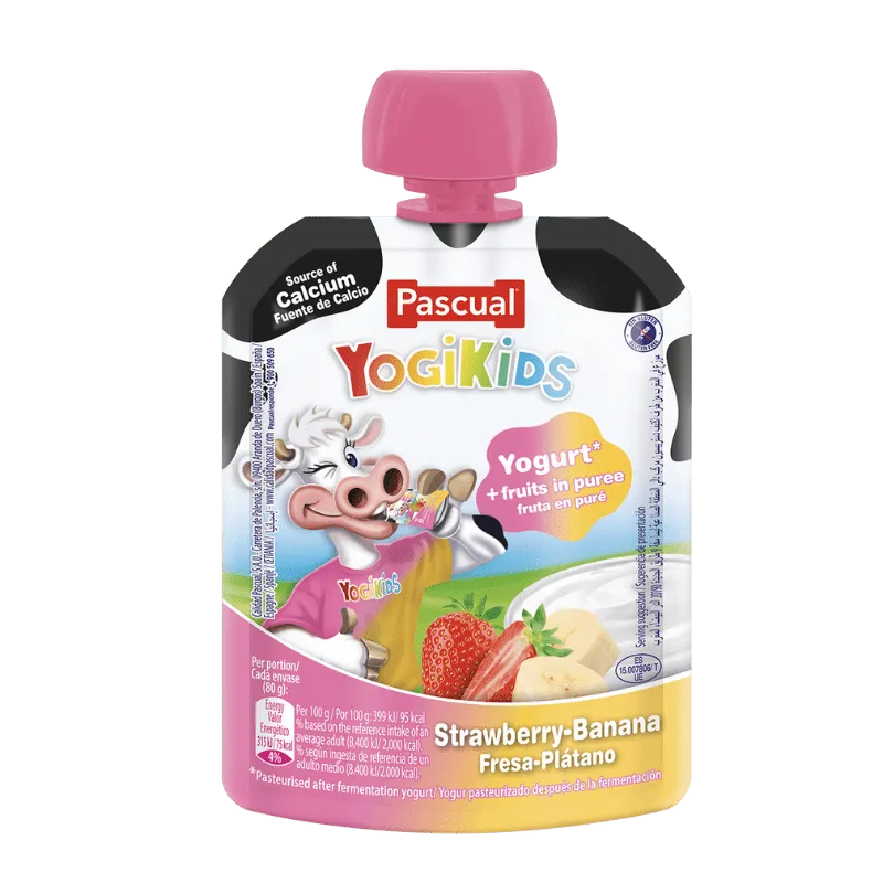 YOGIKIDS POUCH FRESA PLÁTANO